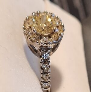 Citrine Lemon Ring